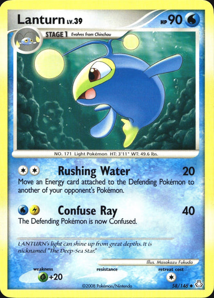 Lanturn 58/146 Uncommon Legends Awakened Pokemon Near Mint