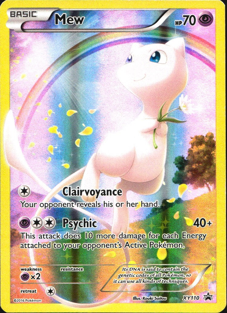 Mew XY110 Promo XY Black Star Promos Pokemon Near Mint