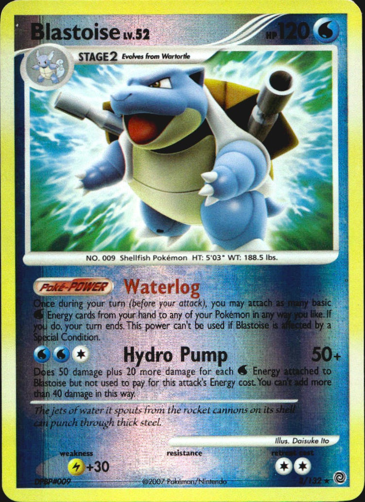 Blastoise 2/132 Secret Wonders Pokemon Reverse Holo Near Mint