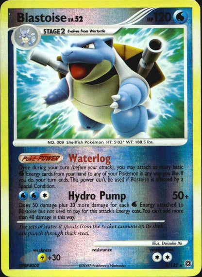 Blastoise 2/132 Secret Wonders Pokemon Reverse Holo Near Mint
