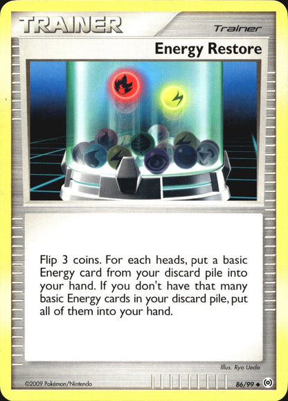Energy Restore 86/99 Uncommon Arceus Pokemon Near Mint