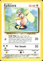 Farfetch'd 27/102 Uncommon Base Set Pokemon Near Mint
