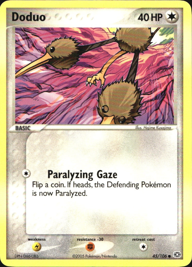 Doduo 45/106 Common Emerald Pokemon Near Mint