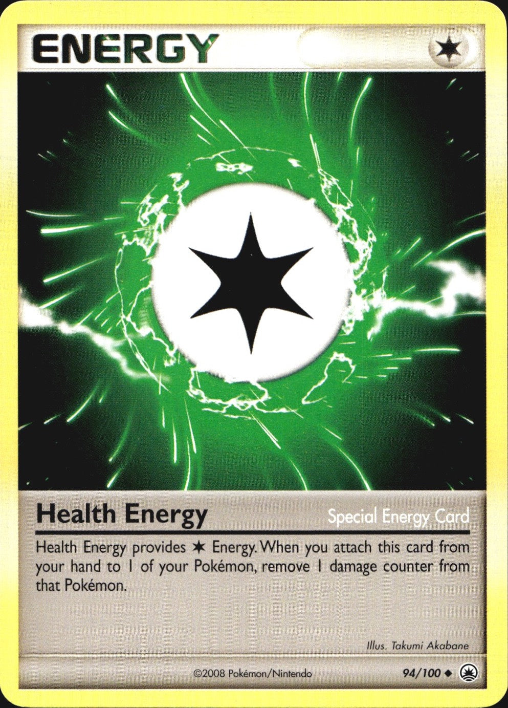 Health Energy 94/100 Uncommon Majestic Dawn Pokemon Near Mint