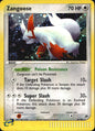 Zangoose 14/100 Holo Rare Sandstorm Pokemon Lightly Played