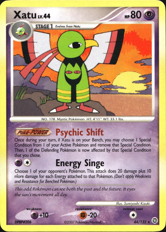 Xatu 44/132 Rare Secret Wonders Pokemon Near Mint