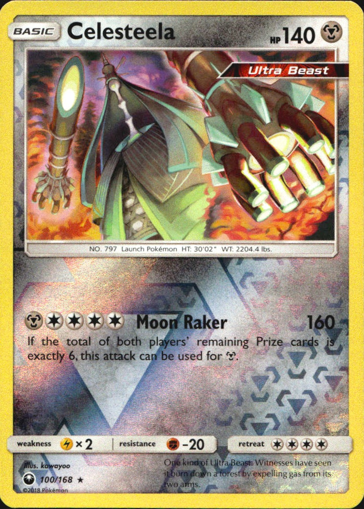 Celesteela 100/168 Celestial Storm Pokemon Reverse Holo Near Mint