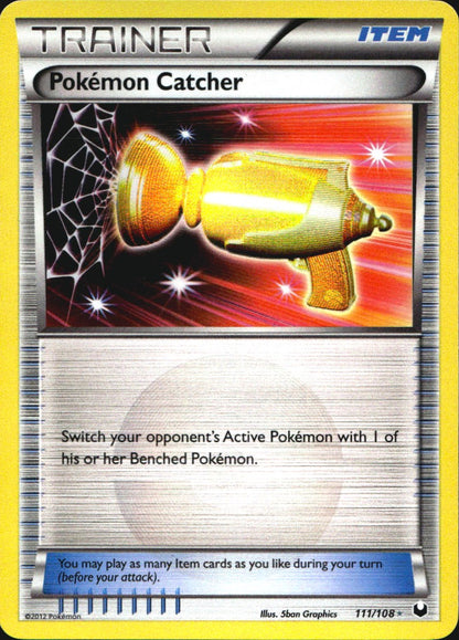 Pokemon Catcher 111/108 Secret Rare Dark Explorers Pokemon Near Mint