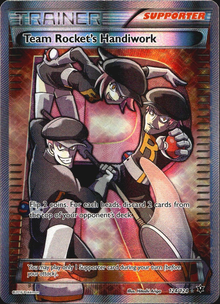 Team Rocket's Handiwork 124/124 Rare Ultra Fates Collide Pokemon Near Mint