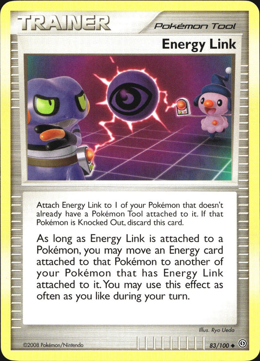 Energy Link 83/100 Uncommon Stormfront Pokemon Near Mint