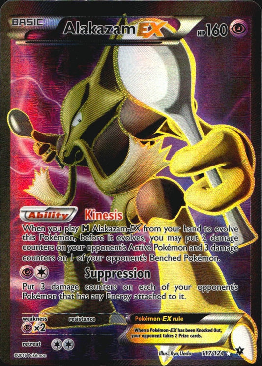 Alakazam EX 117/124 Rare Ultra Fates Collide Pokemon Near Mint