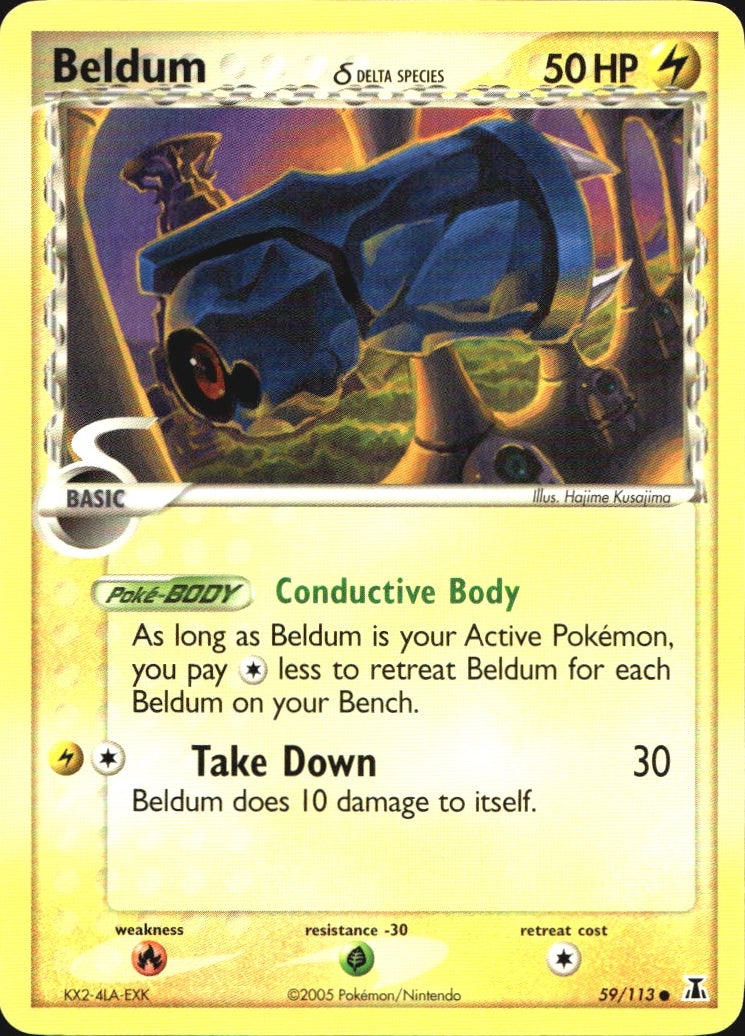 Beldum 59/113 Common Delta Species Pokemon Near Mint