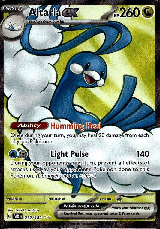 Altaria ex 232/182 Ultra Rare Paradox Rift Pokemon Near Mint