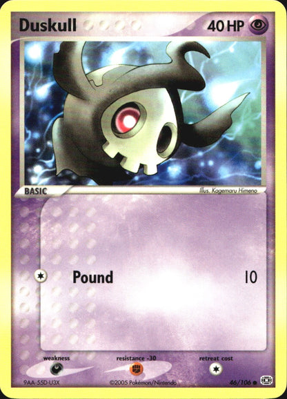 Duskull 46/106 Common Emerald Pokemon Near Mint