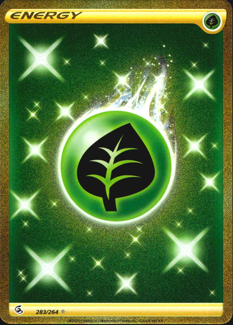 Grass Energy 283/264 Secret Rare Fusion Strike Pokemon Near Mint