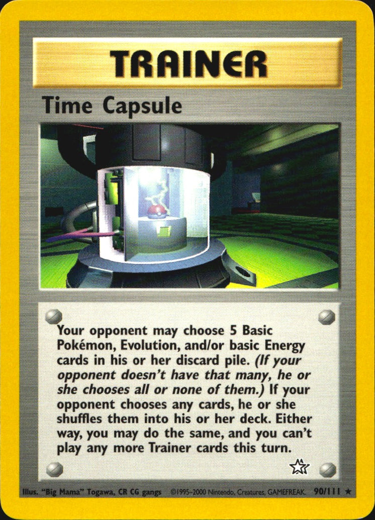Time Capsule 90/111 Rare Neo Genesis Pokemon Near Mint