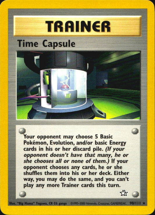 Time Capsule 90/111 Rare Neo Genesis Pokemon Near Mint