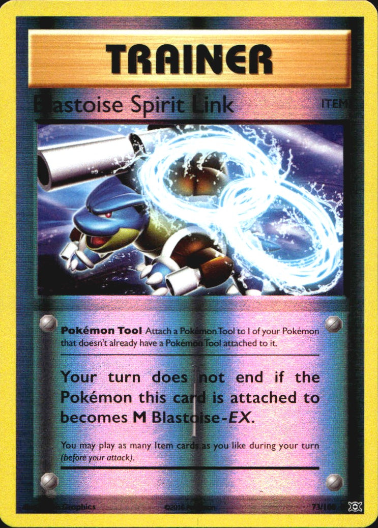 Blastoise Spirit Link 73/108 Uncommon Evolutions Pokemon Reverse Holo Near Mint