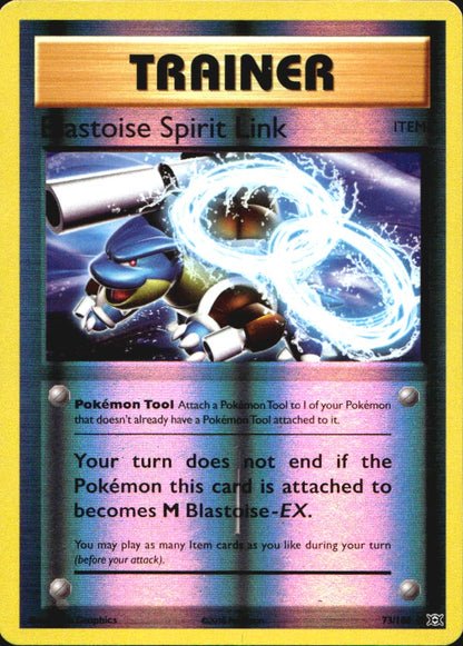 Blastoise Spirit Link 73/108 Uncommon Evolutions Pokemon Reverse Holo Near Mint