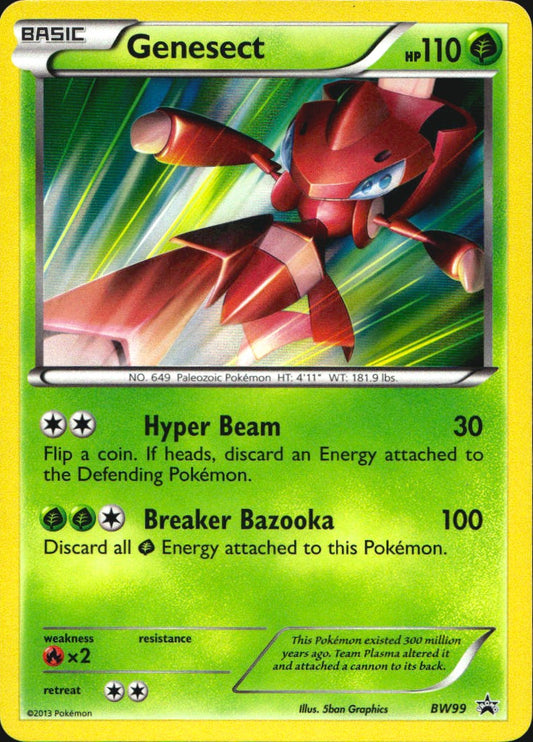 Genesect BW99 Promo BW Black Star Promos Pokemon Near Mint