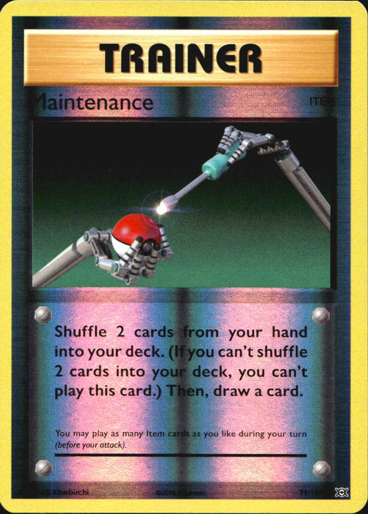 Maintenance 79/108 Uncommon Evolutions Pokemon Reverse Holo Near Mint