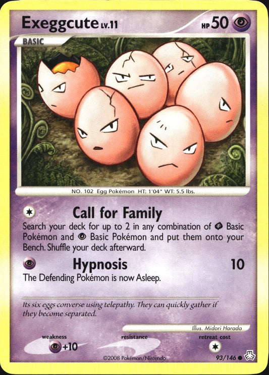 Exeggcute 93/146 Common Legends Awakened Pokemon Near Mint