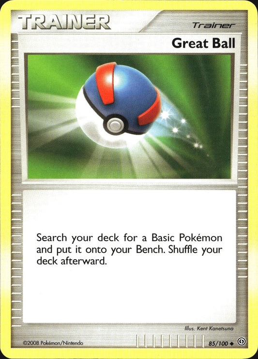 Great Ball 85/100 Uncommon Stormfront Pokemon Near Mint