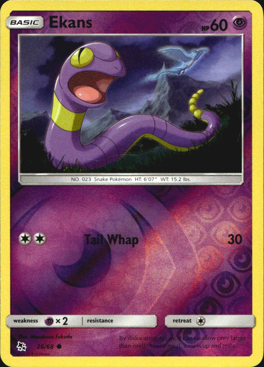 Ekans 26/68 Common Hidden Fates Pokemon Near Mint