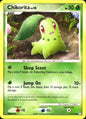 Chikorita 77/123 Common Mysterious Treasures Pokemon Near Mint