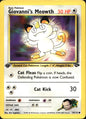 Giovanni's Meowth 74/132 Common Gym Challenge Pokemon 1st Edition Near Mint