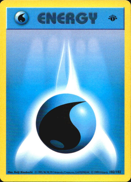 Water Energy 132/132 Gym Heroes Pokemon 1st Edition Near Mint
