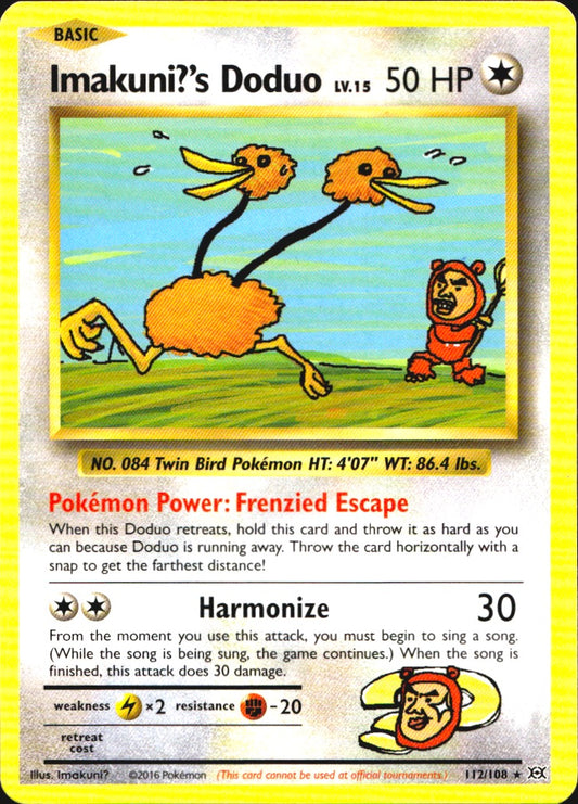 Imakuni?'s Doduo 112/108 Secret Rare Evolutions Pokemon Near Mint