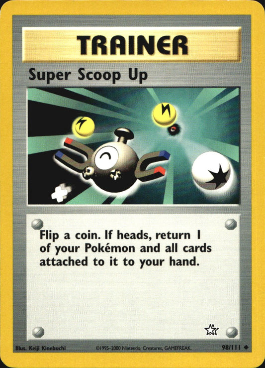 Super Scoop Up 98/111 Uncommon Neo Genesis Pokemon Near Mint