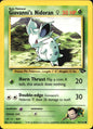 Giovanni's Nidoran F 75/132 Common Gym Challenge Pokemon Near Mint