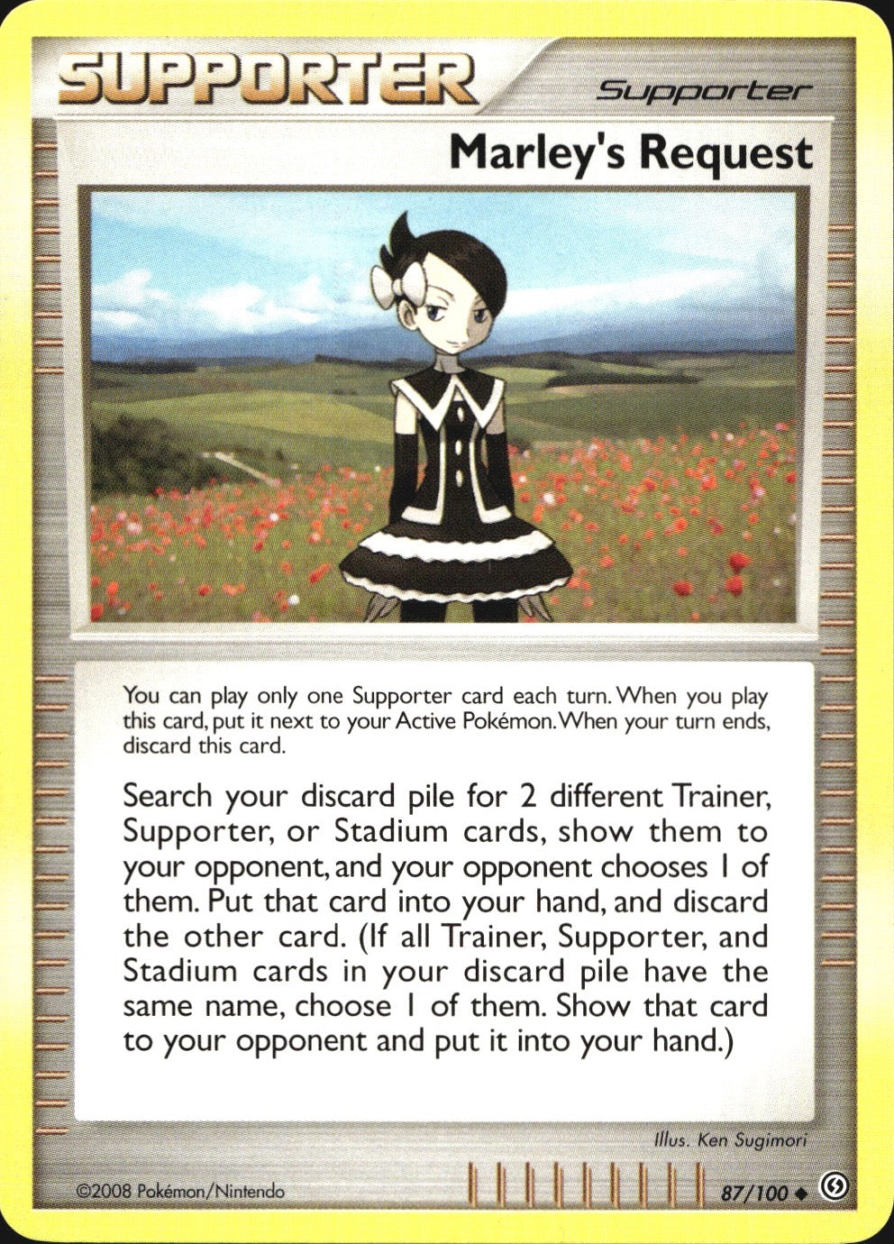 Marley's Request 87/100 Uncommon Stormfront Pokemon Near Mint