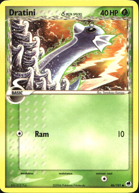 Dratini 46/101 Common Dragon Frontiers Pokemon Near Mint
