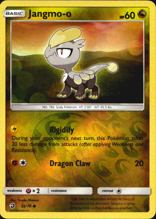 Jangmo-o 52/70 Common Dragon Majesty Pokemon Reverse Holo Near Mint