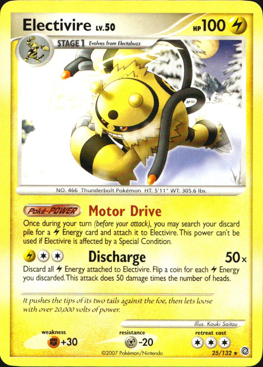Electivire 25/132 Rare Secret Wonders Pokemon Near Mint