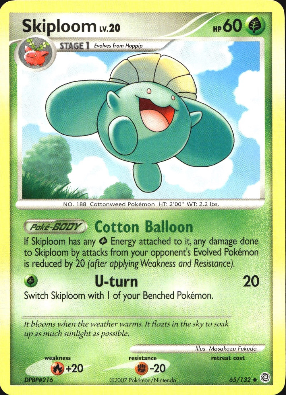 Skiploom 65/132 Uncommon Secret Wonders Pokemon Near Mint