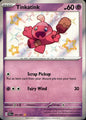 Tinkatink 165/091 Shiny Rare Paldean Fates Pokemon Near Mint