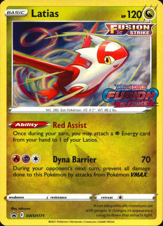 Latias SWSH171 Promo SWSH Black Star Pokemon Near Mint