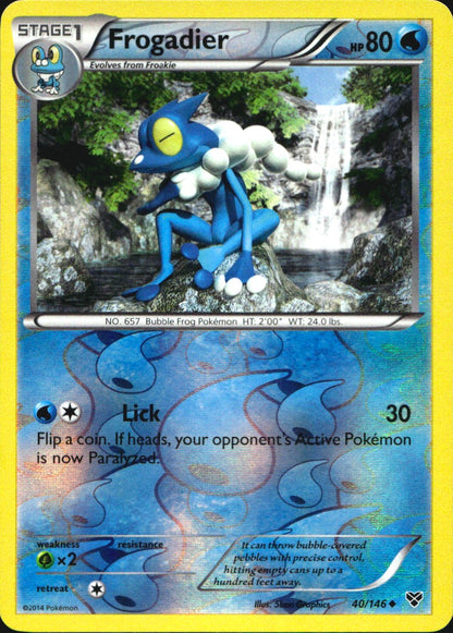 Frogadier 40/146 Uncommon XY Pokemon Near Mint
