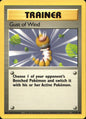 Gust of Wind 93/102 Common Base Set Pokemon Near Mint