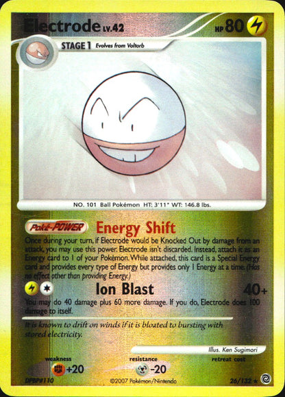 Electrode 26/132 Rare Secret Wonders Pokemon Reverse Holo Near Mint