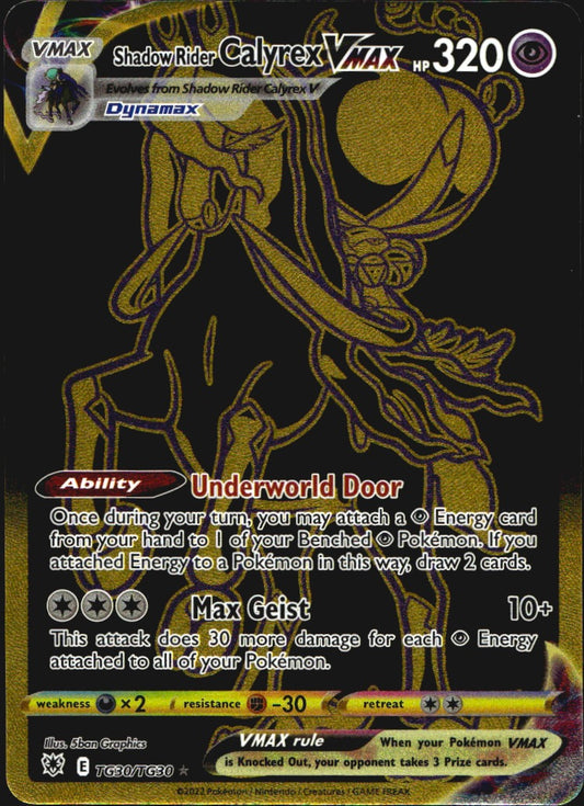 Shadow Rider Calyrex VMAX TG30/TG30 Astral Radiance Trainer Gallery Pokemon NM
