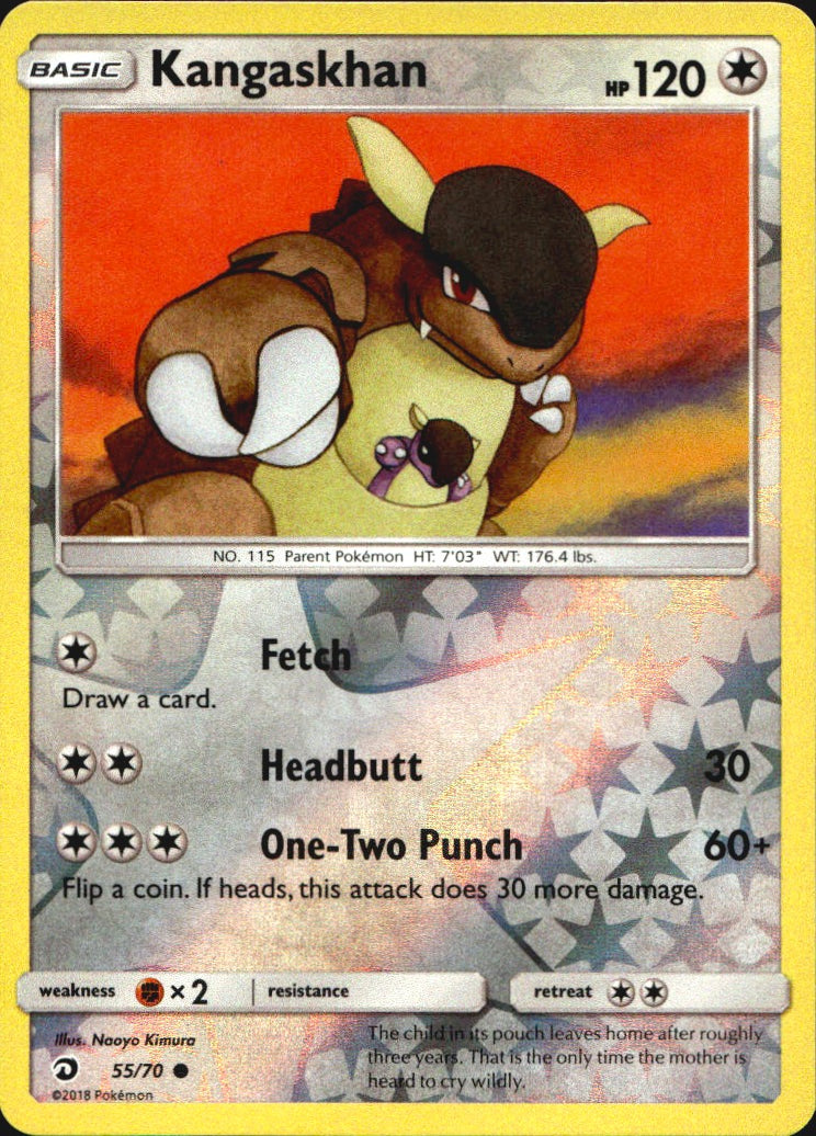 Kangaskhan 55/70 Common Dragon Majesty Pokemon Reverse Holo Near Mint