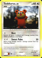Teddiursa 105/123 Common Mysterious Treasures Pokemon Near Mint