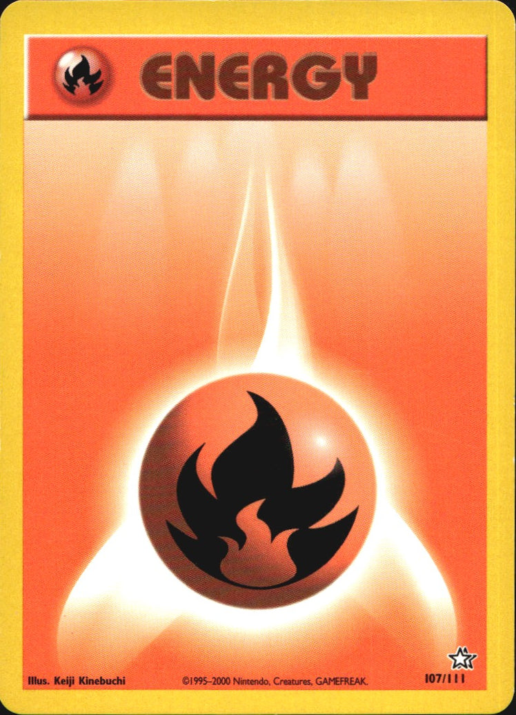 Fire Energy 98/102 Base Set Pokemon Near Mint