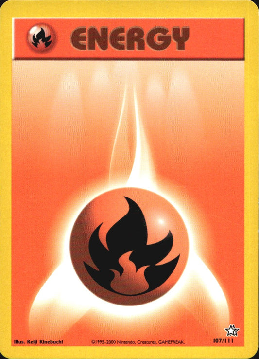 Fire Energy 98/102 Base Set Pokemon Near Mint