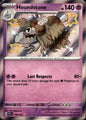 Houndstone 168/091 Shiny Rare Paldean Fates Pokemon Near Mint